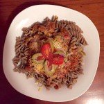 Cricket Pasta cooked by T.S. Strickland