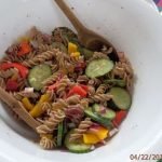 Cricket Pasta greek salad