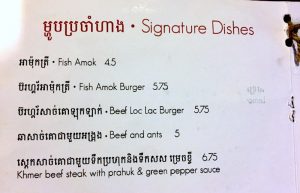 Cambodia: insect restaurants